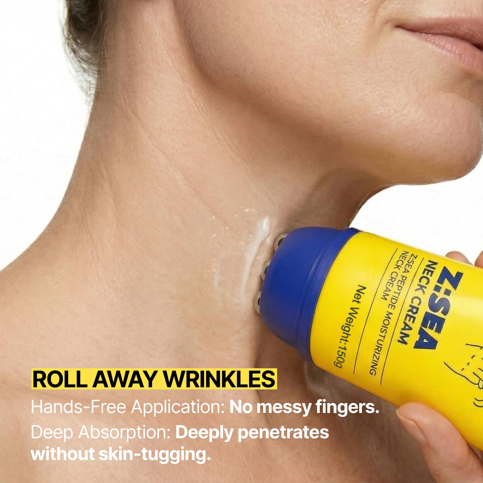 Amazon.com: Z:SEA Neck Firming Cream with Roller, Tightening and