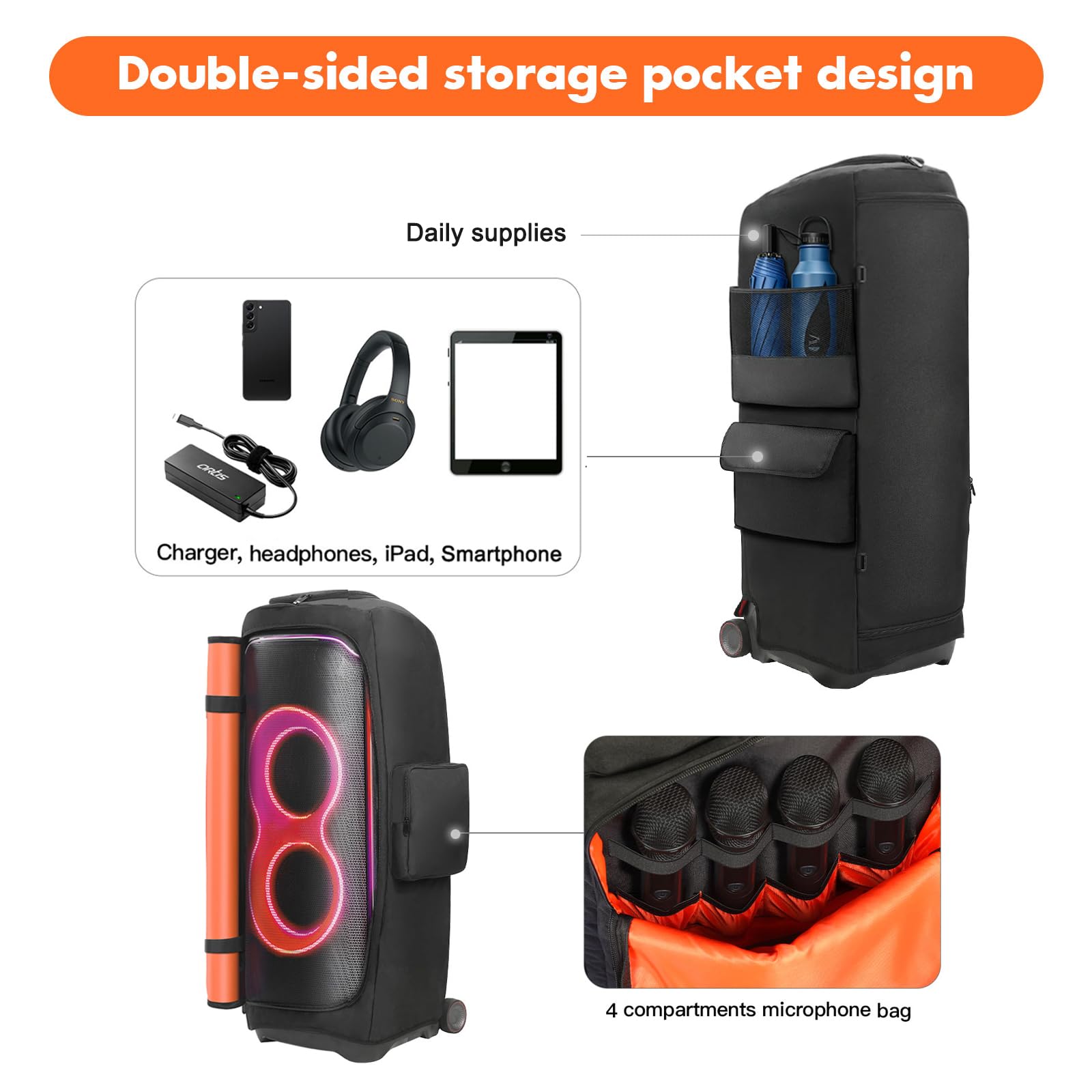 Funda para altavoz compatible con JBL PartyBox Ultimate