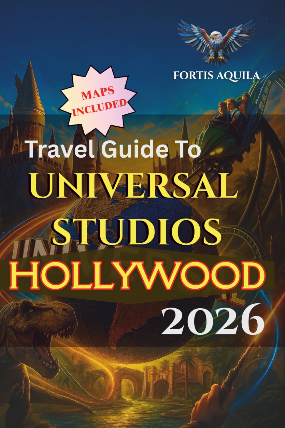 Travel Guide to Universal Studios Hollywood 2026: Your Complete Guide to Epic Universe, Dark Universe, the Wizarding World, Volcano Bay, Celestial ... Attractions Included (Fortis Aquila Travels)