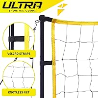Vista 5 de Volleyball Net for Backyard, Beach, Home, Includes 32x3 Ft Regulation Size Net, 8.5-Inch PU Volleyball, Carrying Bag, Boundary Lines, Steel Poles &