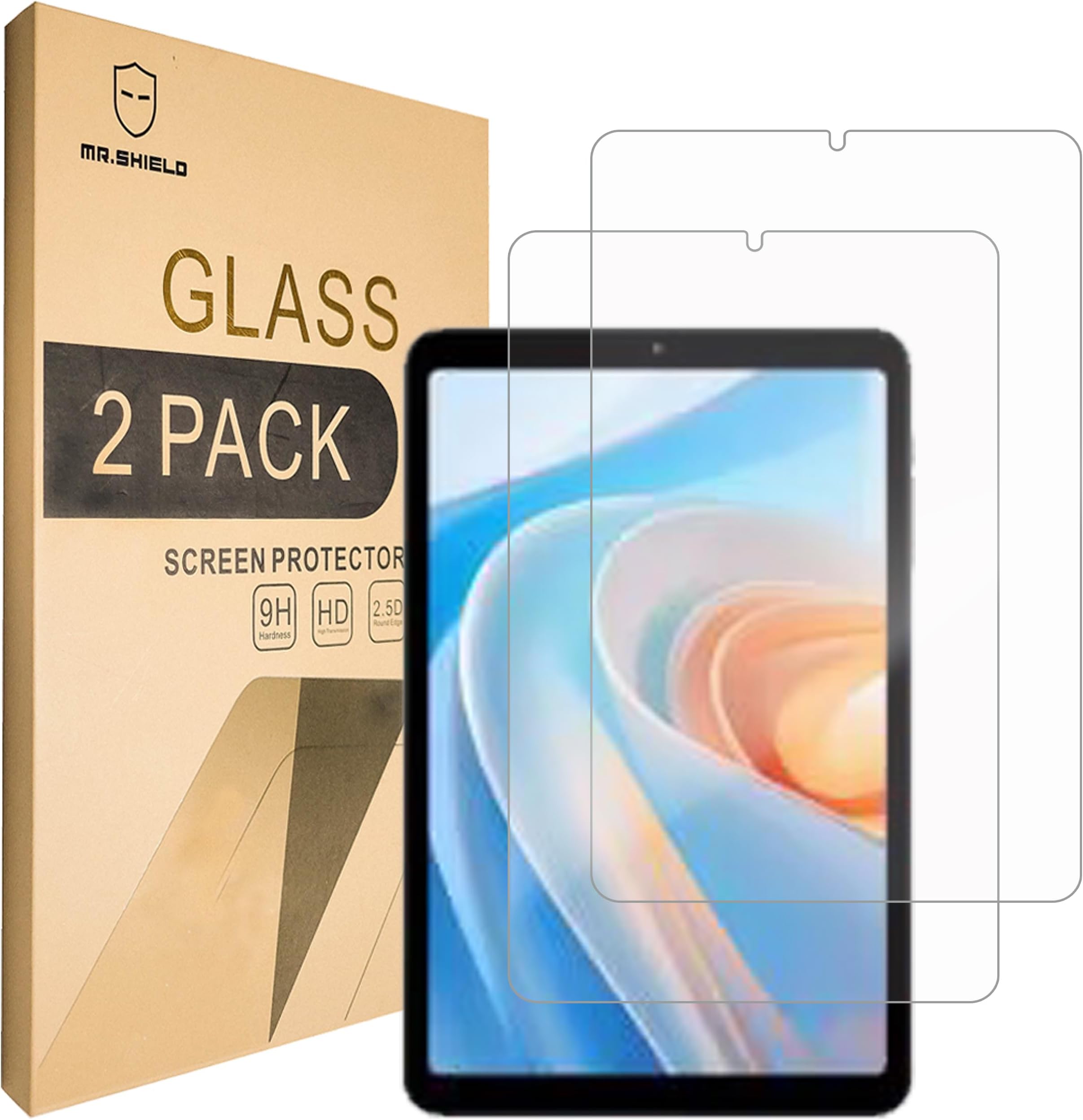 Screen Protector compatible with ALLDOCUBE iPlay 60 Mini Pro/iPlay 60 mini Turbo [Tempered Glass] [2-PACK] [Japan Glass with 9H Hardness]