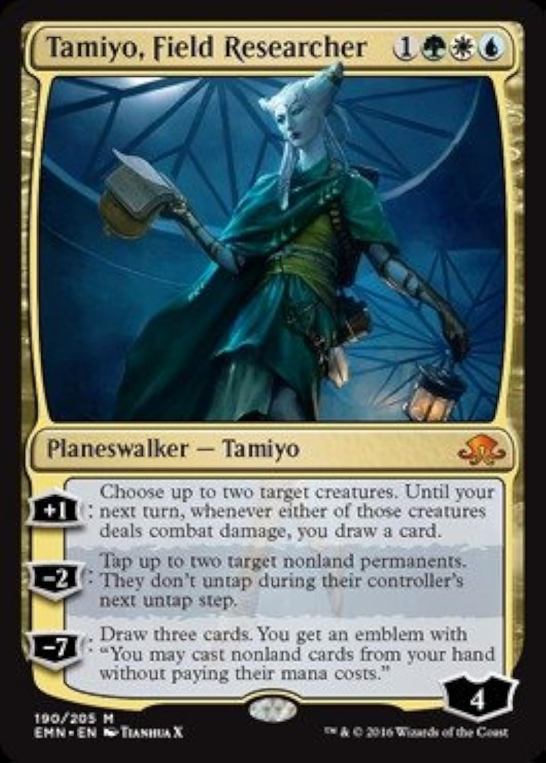 Amazon.com: Magic The Gathering - Tamiyo, Field Researcher (190/205)