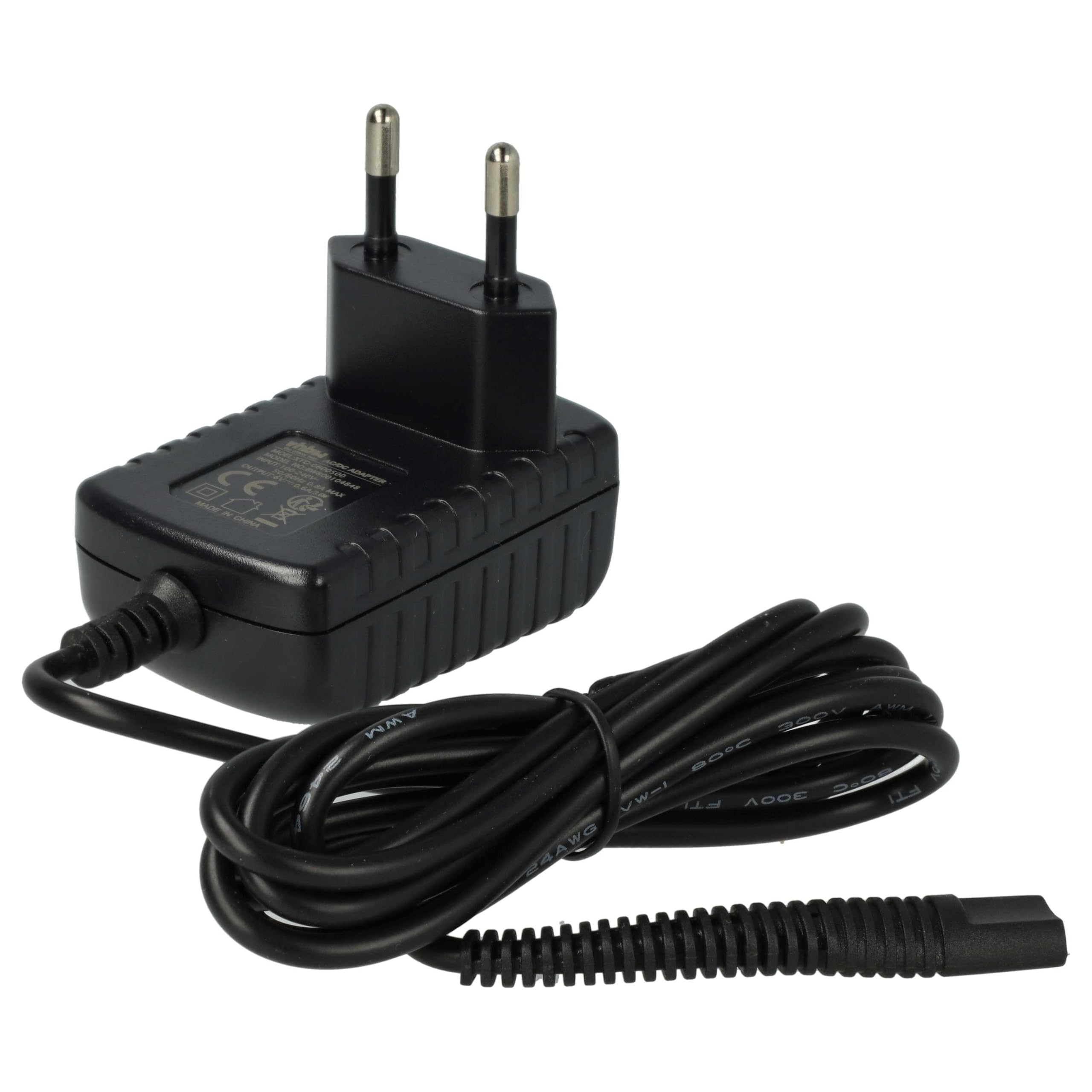 vhbw Alimentatore AC compatibile con Braun MGK3040, MGK3060, MGK3080 (Typ 5514, 5515), CruZer 6 BT5010, BT5050, BT5070, BT5090 rasoio