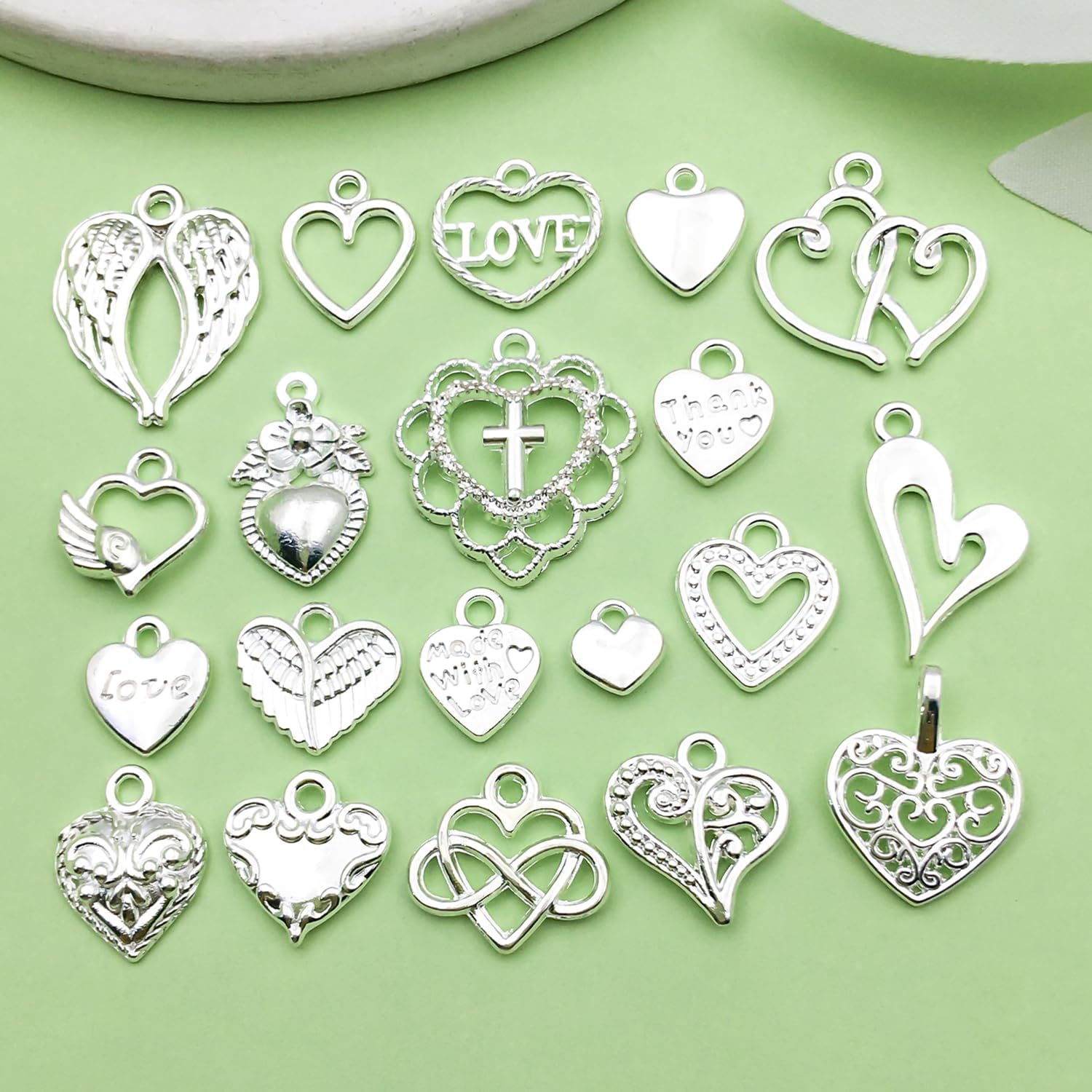 Decorative Butterfly Charms Collection, Mixed Colors, Enamel Pendants, Assorted Sizes - Image 2