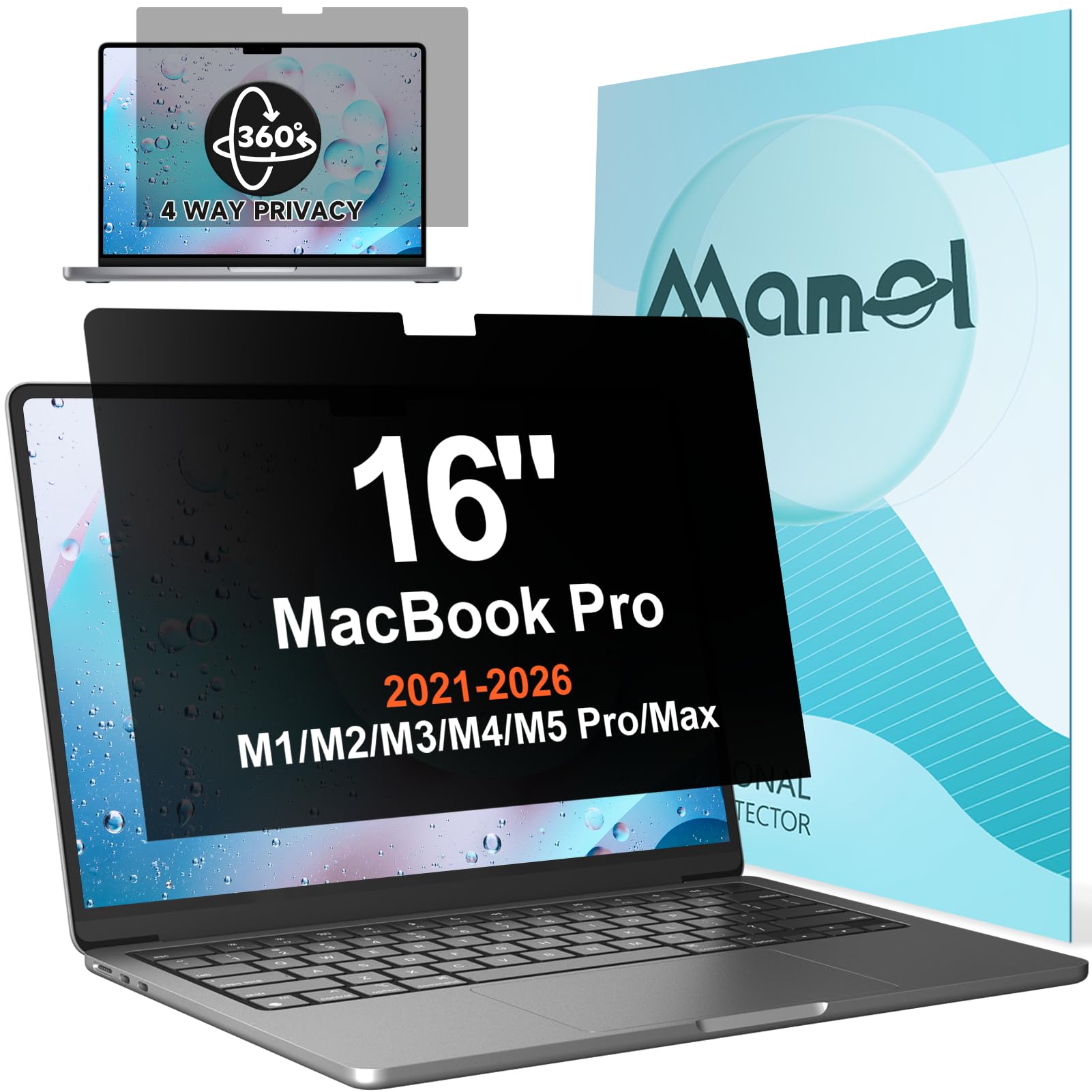 Amazon.com: 360° Privacy Screen for MacBook Pro 16 Inch (2021-2026