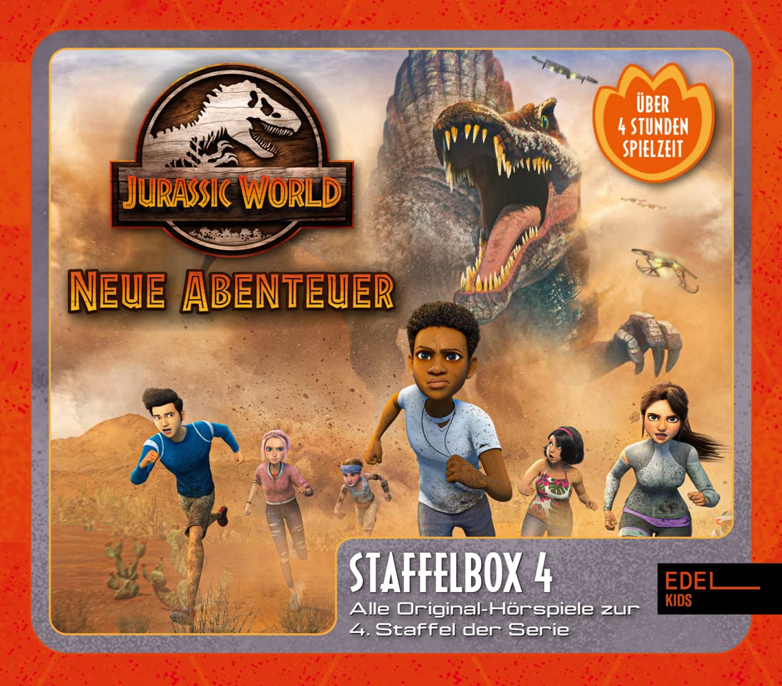 Jurassic World – Neue Abenteuer: Hörspiel-Staffelbox zur vierten Staffel (Folgen 27–37) mit 3 CDs