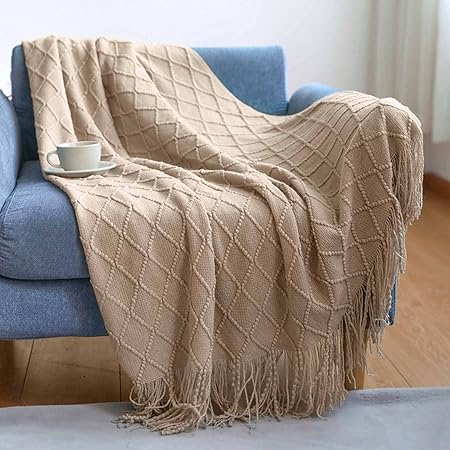 LumiSyne Kuscheldecke Mit Knöpfen - Flanell & Sherpa Poncho Decke 100x150cm