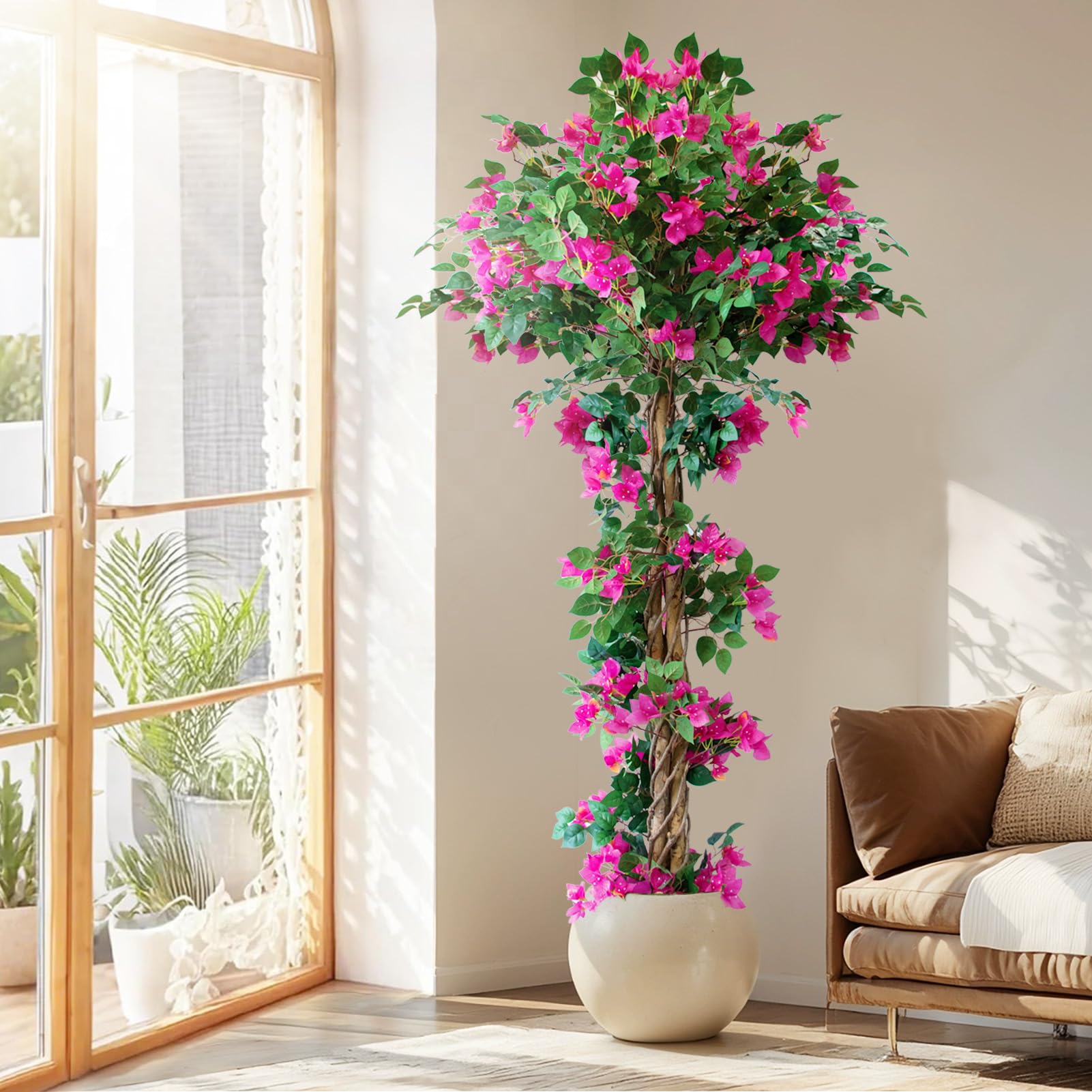 Amazon.com: 6FT Tall Bougainvillea Artificial Tree for Outdoors or