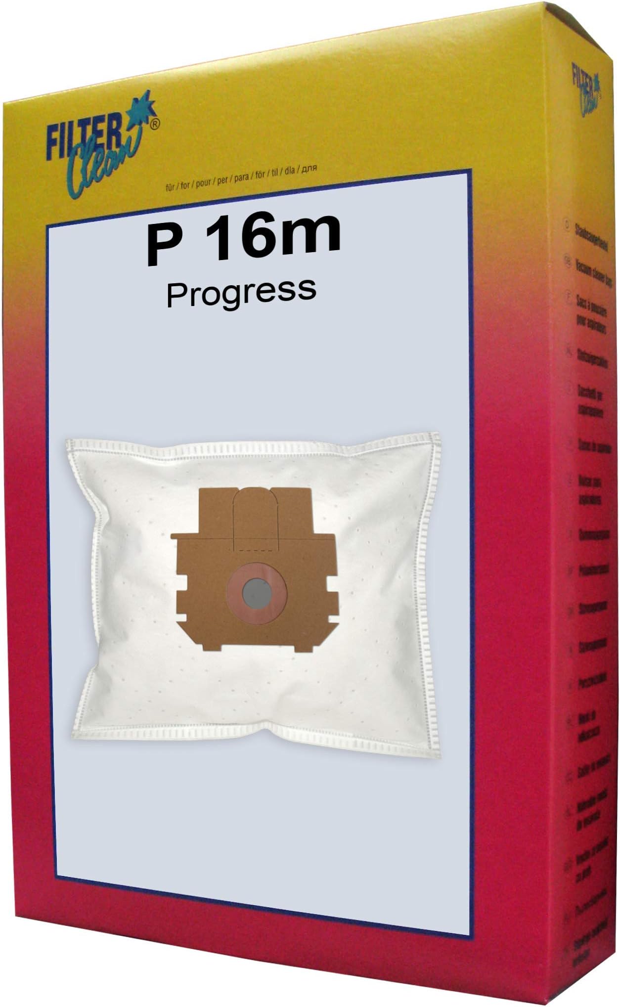 FilterClean P 16m Hoover Bags, White