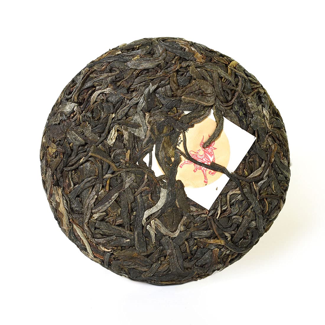 Puerh Tea Cake 5Pcs 100g / Total 17.6oz 2021 Year Raw Sheng Spring Laobanzhang High Mountain Ancient Tree - Chinese Yunnan Puer Pu'er Pu-erh Tea
