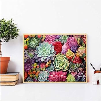 ダイヤモンドアートクラブ Succulents キット Succulents – Diamond Art Club
