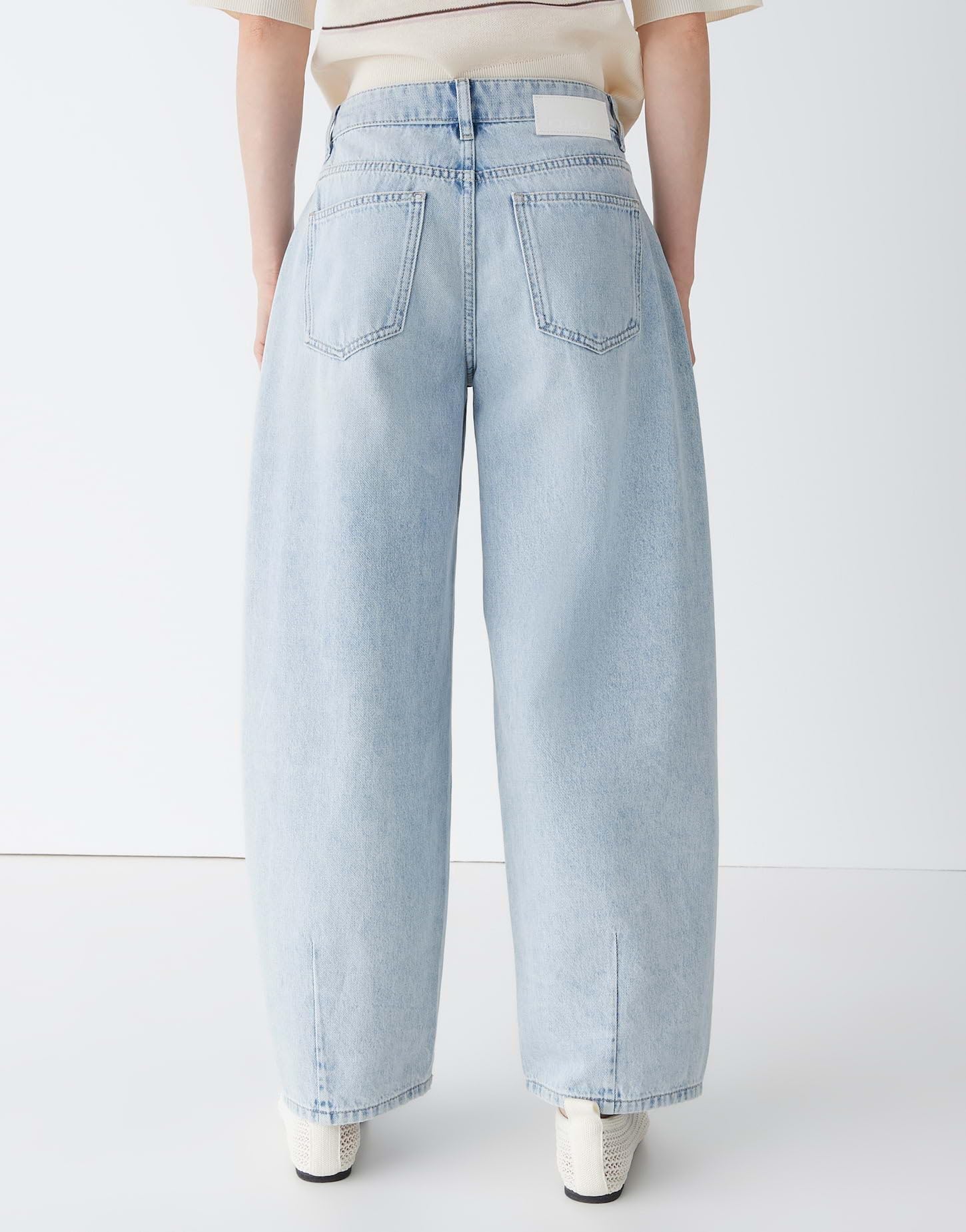 OPUS Damen Barrel | LOLAH Breath Barrel Jeans aus BCI Cotton Mid Rise