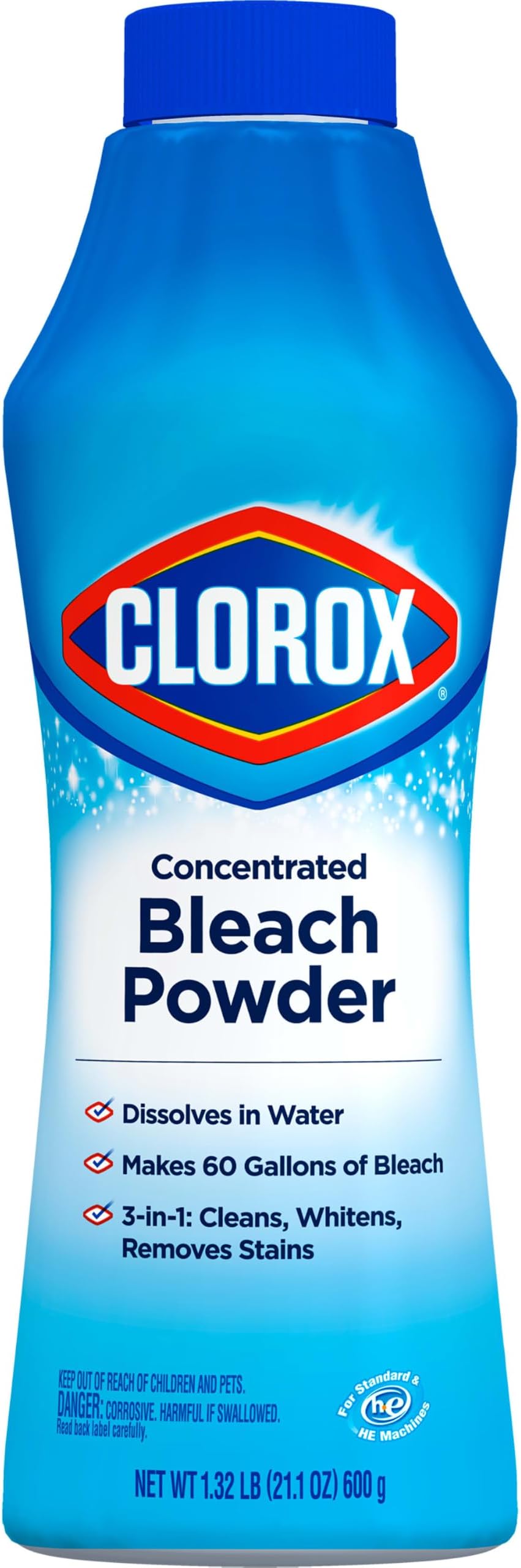 Clorox Concentrated Bleach Powder, 21.1 oz