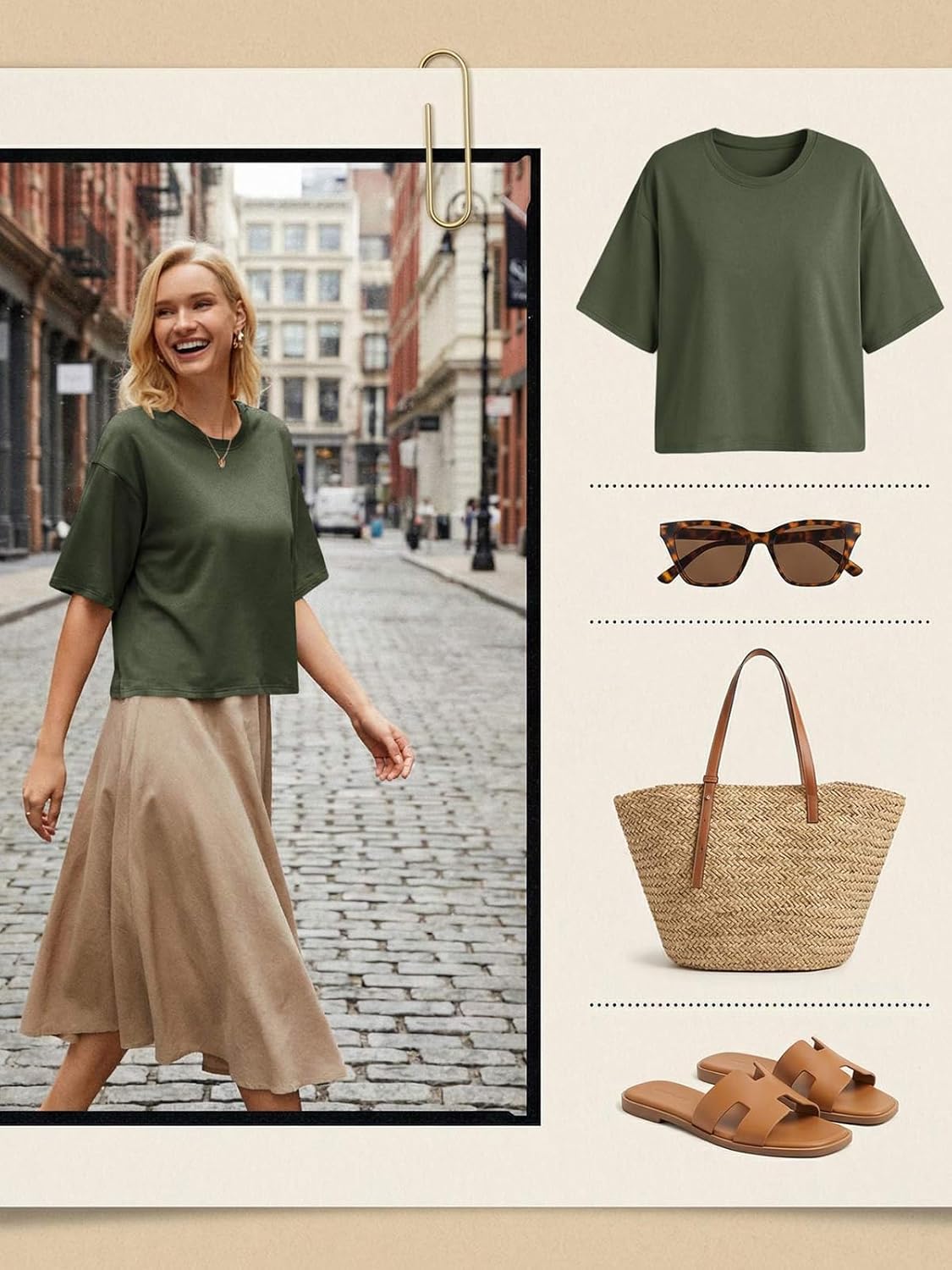 UNCLECAT Womens Oversized T Shirts Summer Short Sleeve Tops Basic Crewneck Causal Tee - Image 7