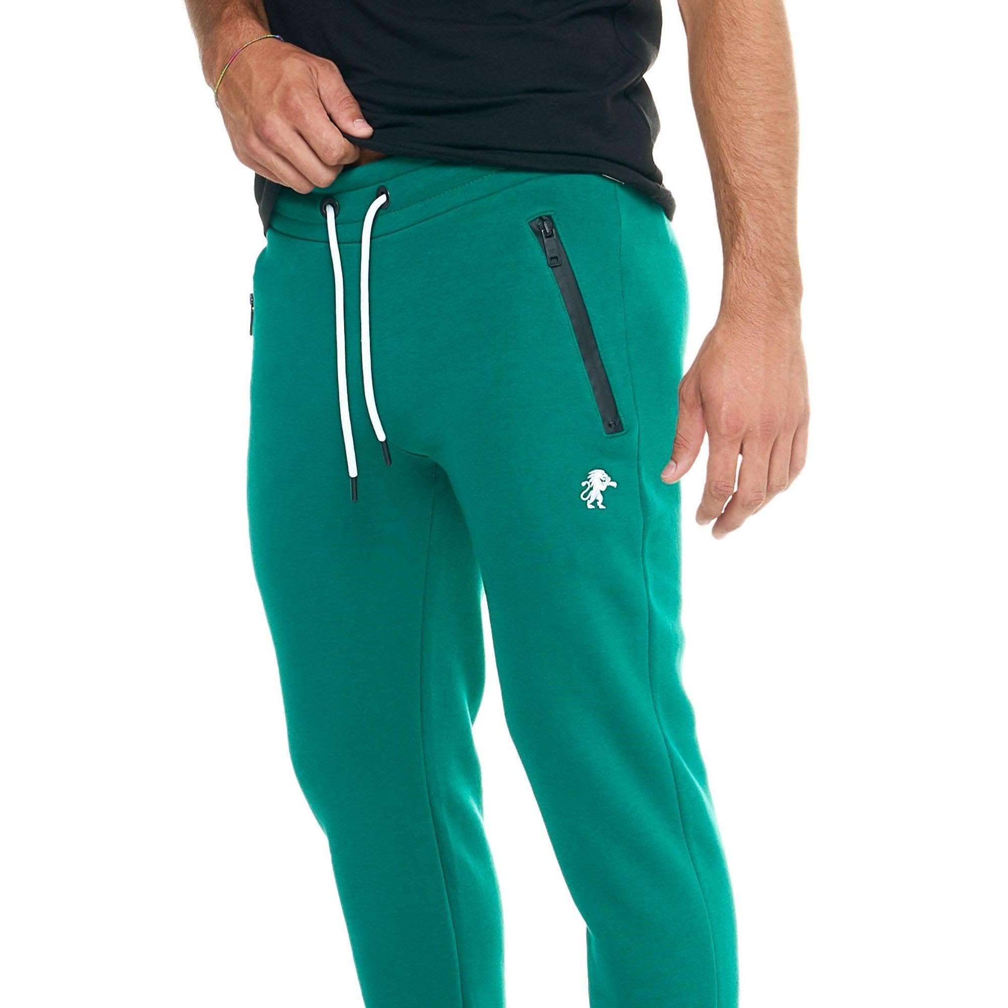 Leone - Pantaloni da allenamento da uomo Soft Basic
