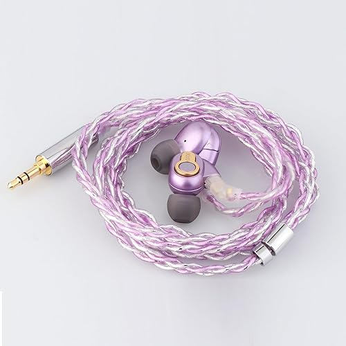 Miniatura 8 de Linsoul BLON x Z Reseñas JoJo - Auriculares dinámicos de 0.394 in para controlador en el oído, HiFi IEM con cable de aluminio OFC chapado en plata