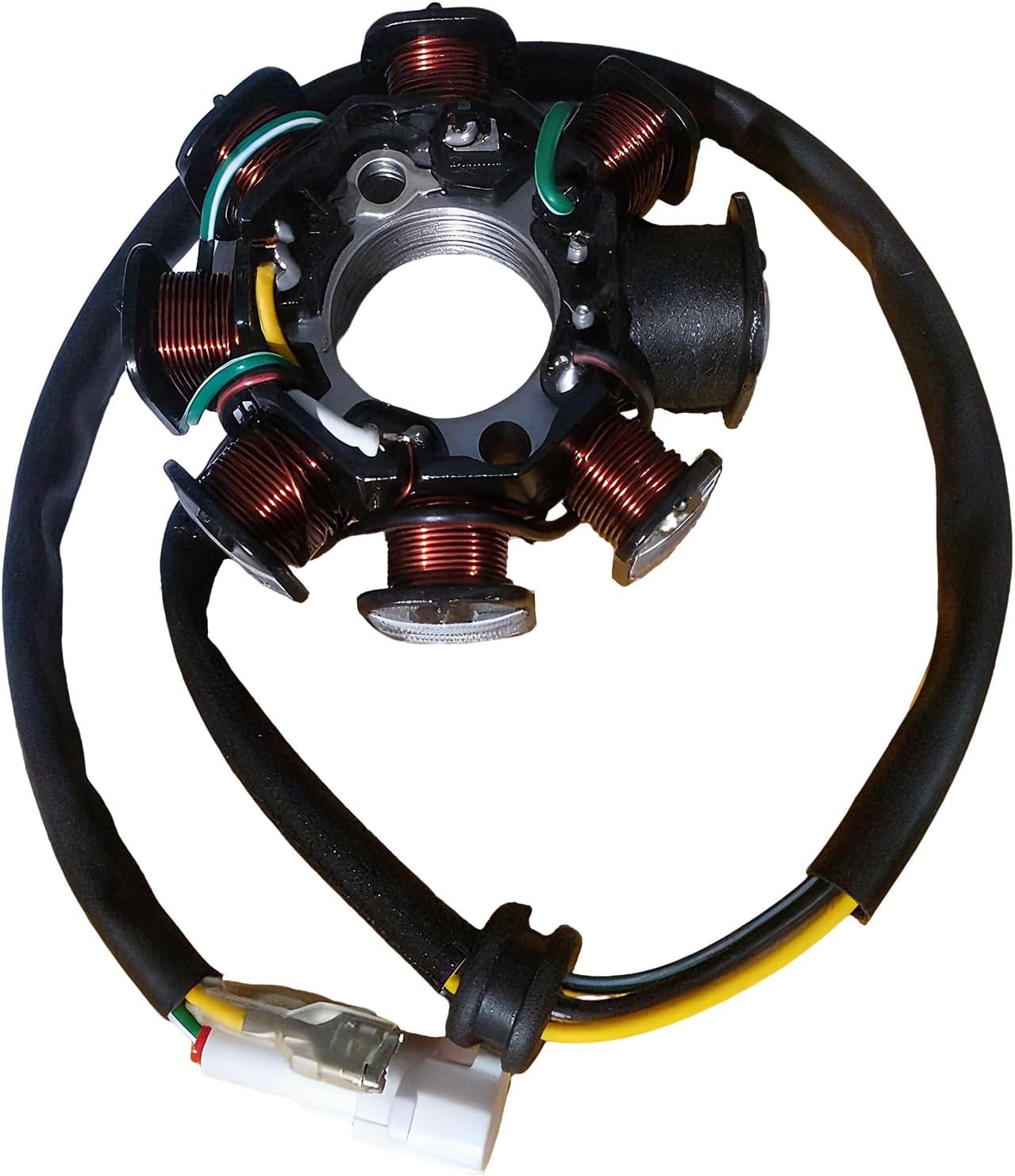 ATV Stator - Long-Lasting Precise Replacement Part - Magneto Stator,for Motorcycle Riders Engine Repairs Sports Enthusiasts Regular Maintenance