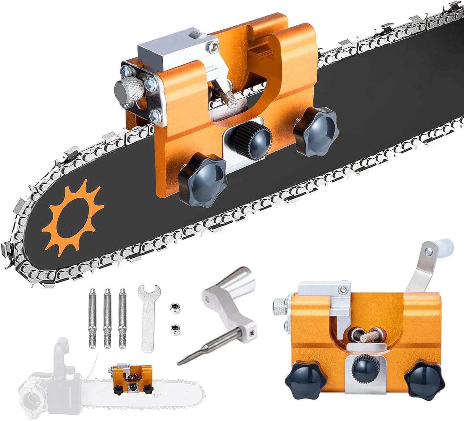 Noveluly Chain Saws Sharpener, Chainsaw Sharpening Jig