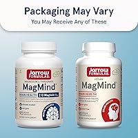 Vista 7 de Jarrow Formulas L-treonato de magnesio, suplemento MagMind Magtein Magnesio, suplementos cerebrales para soporte de memoria, 90 cápsulas vegetales