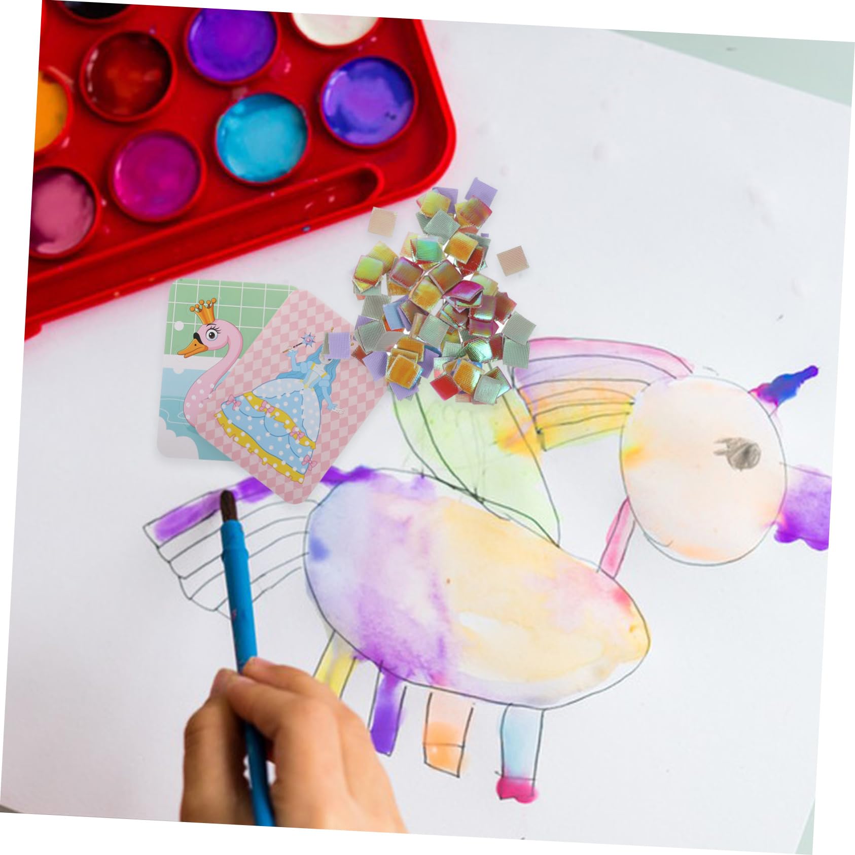 Veemoon Kit De Pintura Punción Herramienta De Costura Diy Manualidades De Pintura Para Hacer Tú Mismo