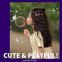 Vista 4 de Teenitor Bandas elásticas de color para el cabello, 2000 unidades de bandas elásticas para el cabello, bandas elásticas de goma para bebés y niñas