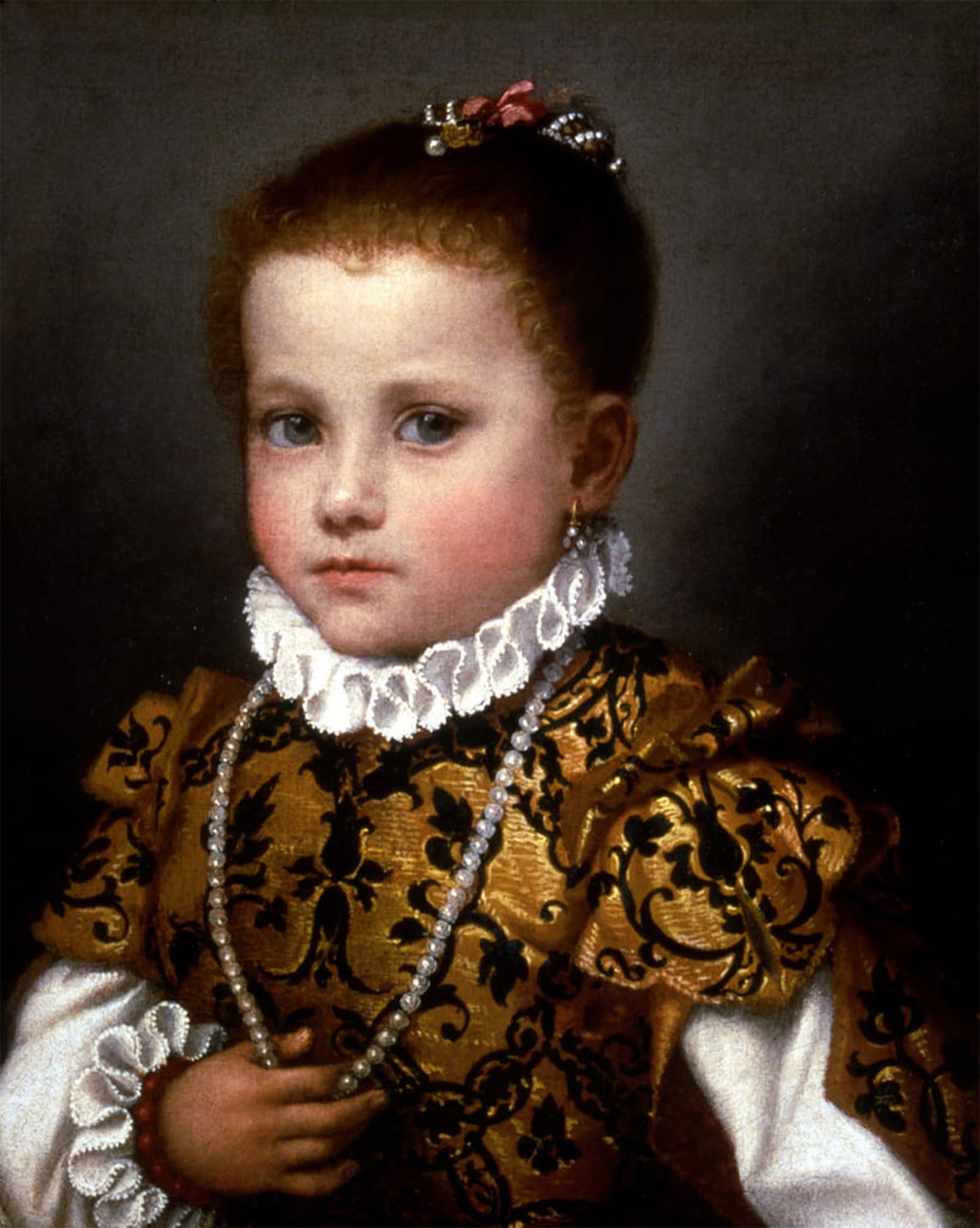 POSTERIIk Famous Print Pop Art Wall Art Graffiti Little Girl From the House Redetti by Battista Moroni Art Prints for Home Decor 60x90cm
