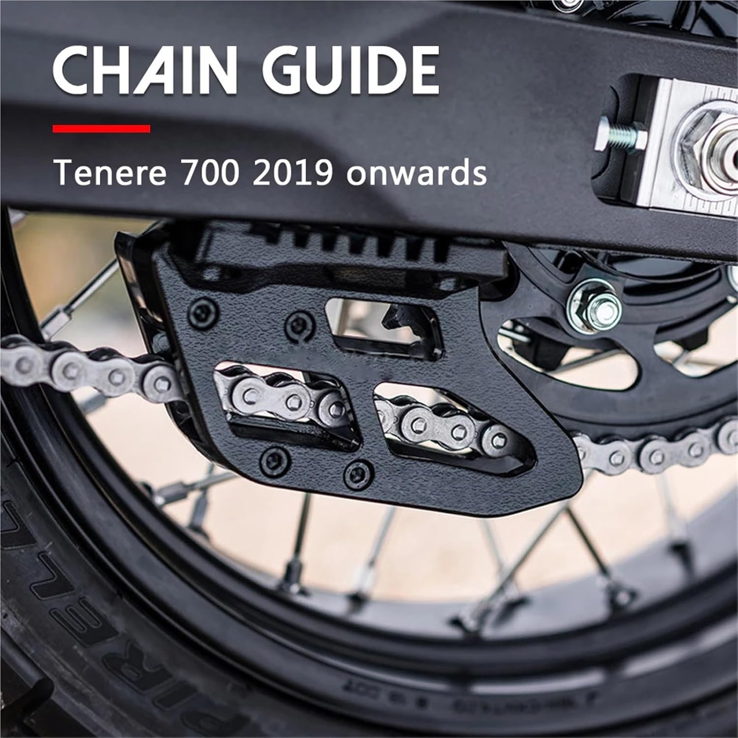 Chain Guard for Yamaha Tenere 700 Tenere 700 Xtz Xt700Z T 700 T7 Chains Stabilizer Chainring Guard Cover Sprocket Cover