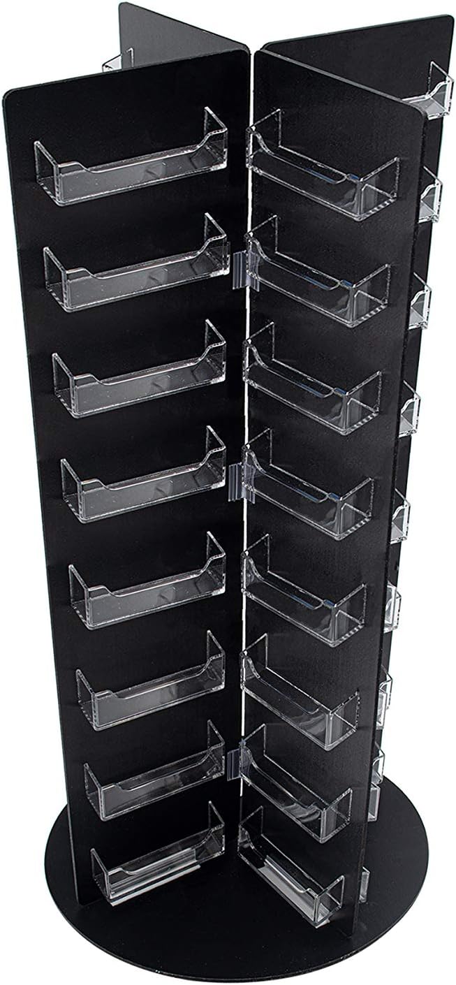 Marketing Holders Rotating Business Card Holder Clear on