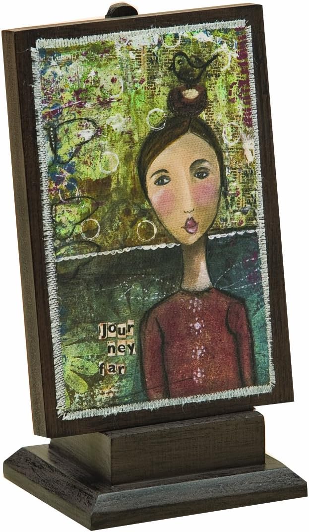 Amazon.co.jp ケリーRae Roberts Journey Far Plaque withイーゼル ホーム＆キッチン