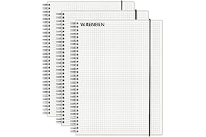 Graph Paper Spiral Notebook: Your A4 Grid Companion for Precision