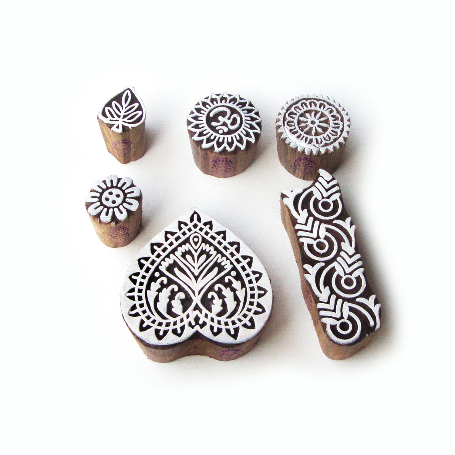 Hand Made Heart and Religious Motif Wood Print Stamps (Set of 6) (B00VHZNDJ2) Amazon Price History, Amazon Price Tracker