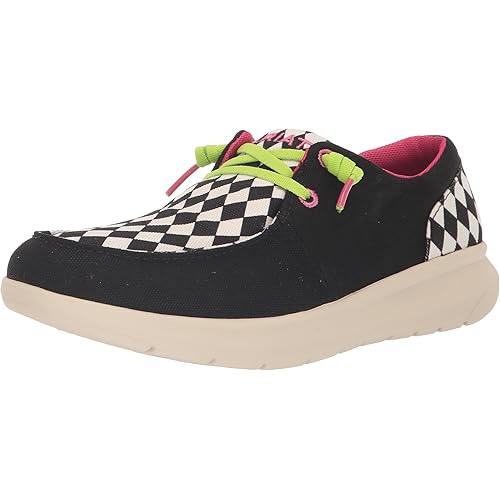 ARIAT Womens Hilo Stretch Slip On Flats Casual - Black