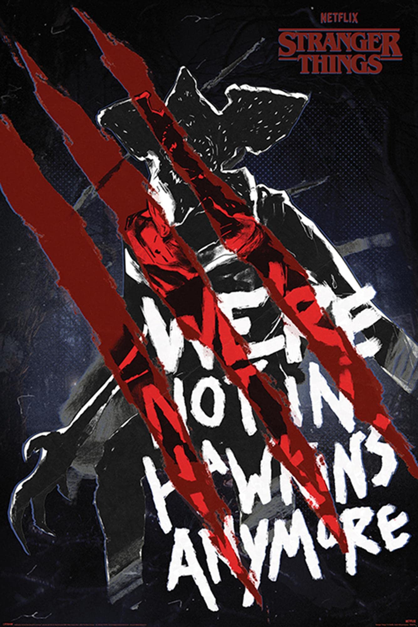 Pyramid International Multicolour Stranger Things 4 Poster Not In Hawkins