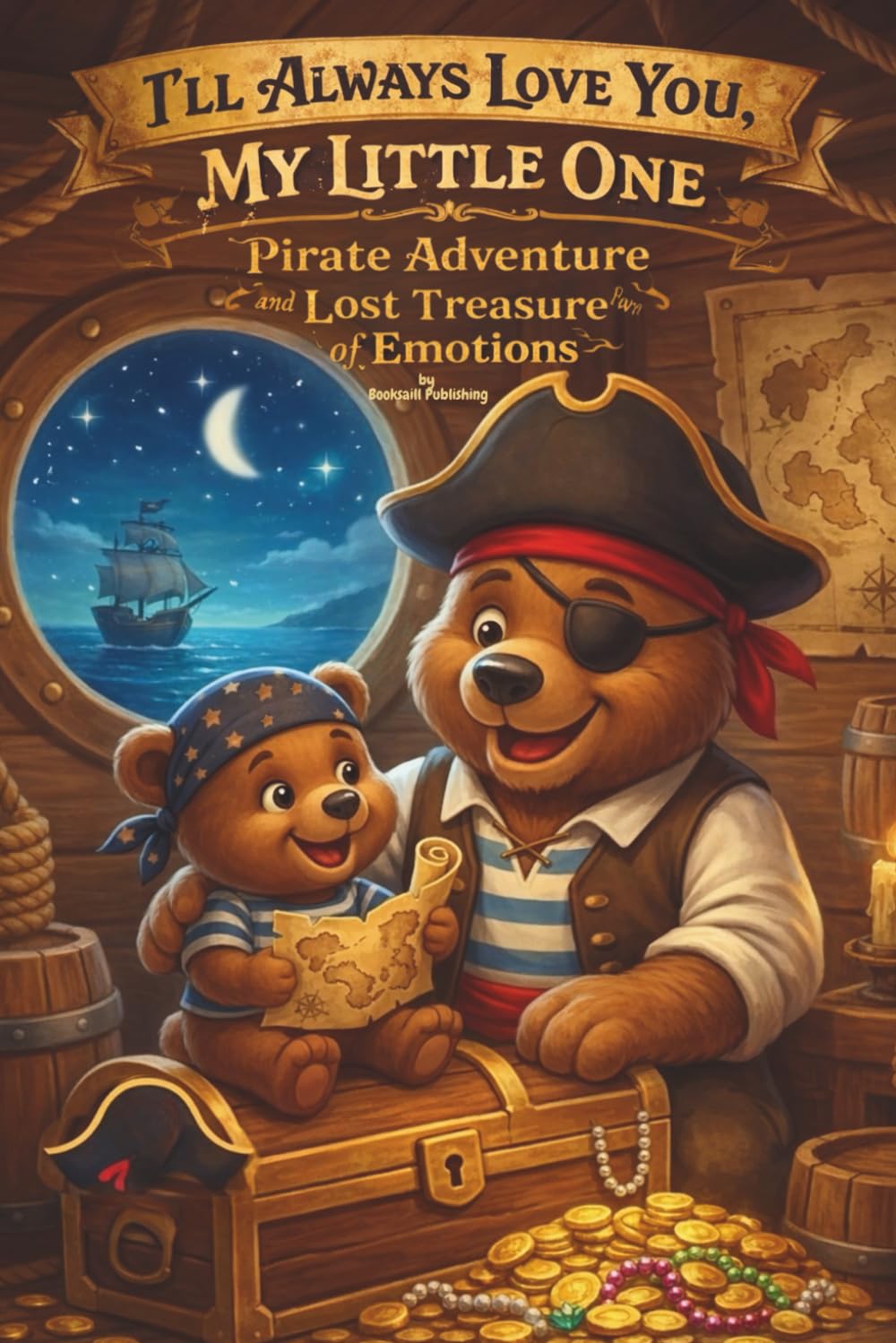 I'LL ALWAYS LOVE YOU, MY LITTLE ONE: Pirate Adventure & Lost Treasure of Emotions - A Bedtime Story About Feelings and Togetherness