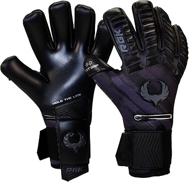 Renegade GK Eclipse Professional Soccer Goalie Gloves - Adult & Youth Sizes 6-12, Level 5 4+3MM EXT Contact Grip + Fingersaves | Max Grip & Comfort | Goalkeeper for Gloves Elite Play | Based in USA