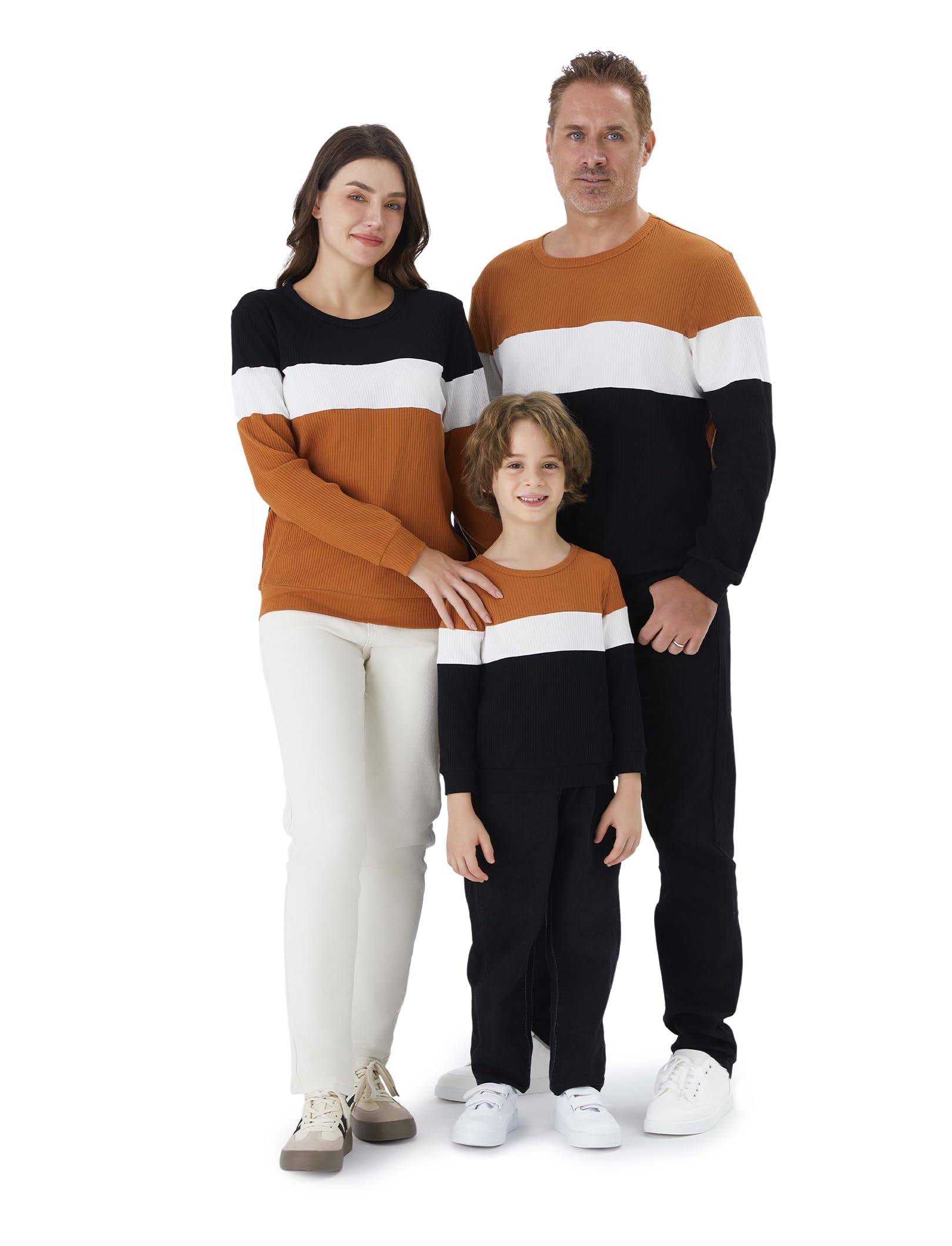 PATPAT Abito per la Famiglia, Abbigliamento Mamma e Figlia, Partnerlook Madre e Figlia, Magliette e T-Shirt, Rampicante per Bambini, Feste Viaggio, Riunioni Familiari, Costume Autunno Inverno