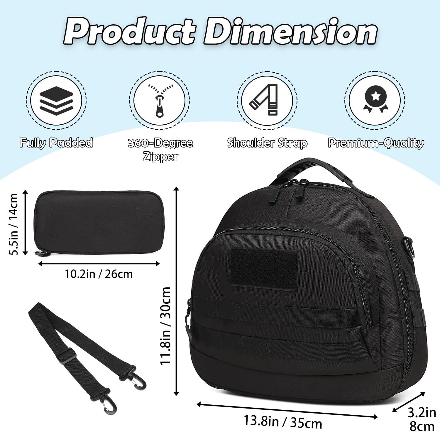 Scuba Regulator Bag - Tactical Style Diving Regulator Protective Bags Protecting and Storage Diving Gear with Adjustable Shoulder Strap - Image 2