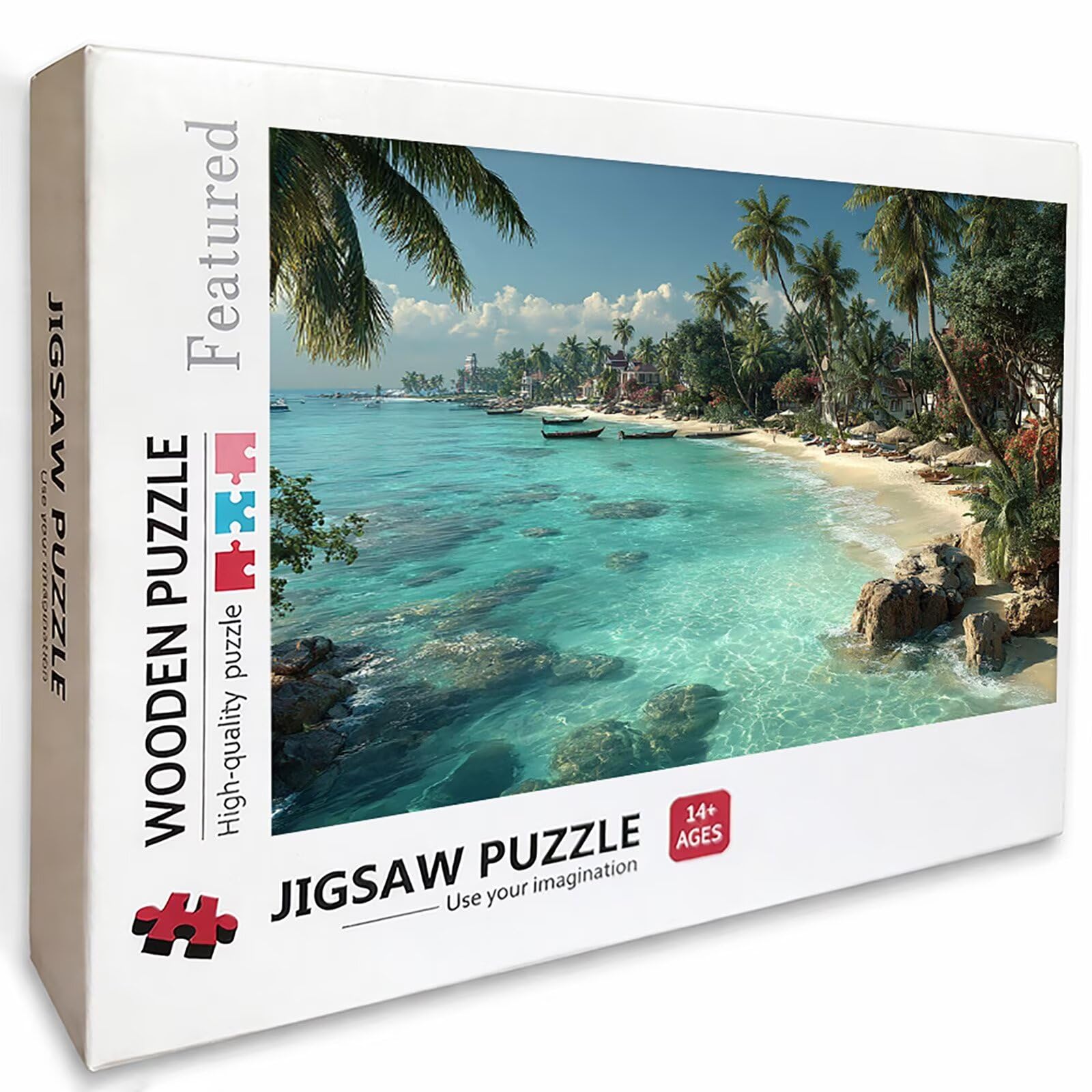 Vista Mare Puzzle 3000 Pezzi Adulti, Puzzle Legno con Scatola 122x81cm, DIY Giochi Divertenti per Familiar, Idea Regalo Uomo e Donna, Squisita confezione Regalo, Estate Decorazioni, (Albero) B-7615
