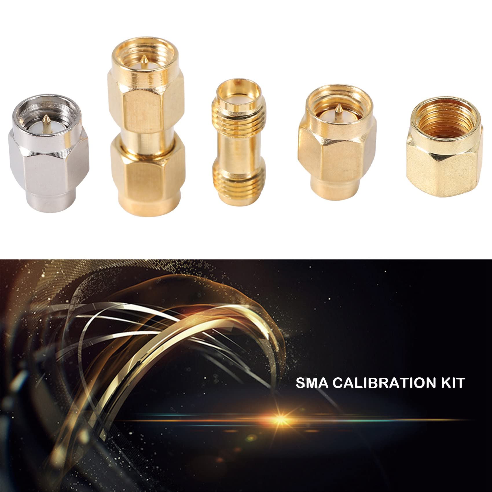 SMA-Typ 50 Ohm NanoVNA Vektor Netzwerk Analyzer Kalibrierset Load & Short &