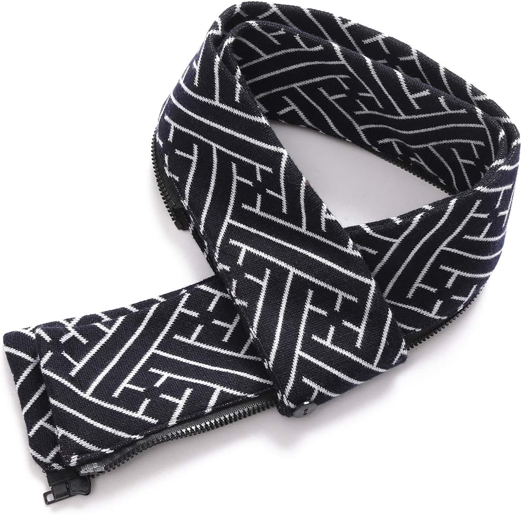 PRIJOUHE Men's Wool Blend Jacket Single Breasted Slim Fit Thick Winter Windproof Pea Coat with Removable Scarf - Image 4