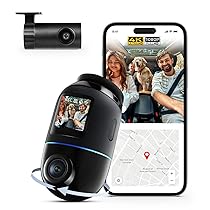 70mai Dash Cam 4K Omni, Dual-Channel 4K+1080P DashCam Auto 360 Gradi, Rilevamento Movimento AI, Visione Notturna, 5GHz WiFi6 GPS Telecamera per Auto, Modalità Parcheggio 24H, Controllo APP, Max 512G