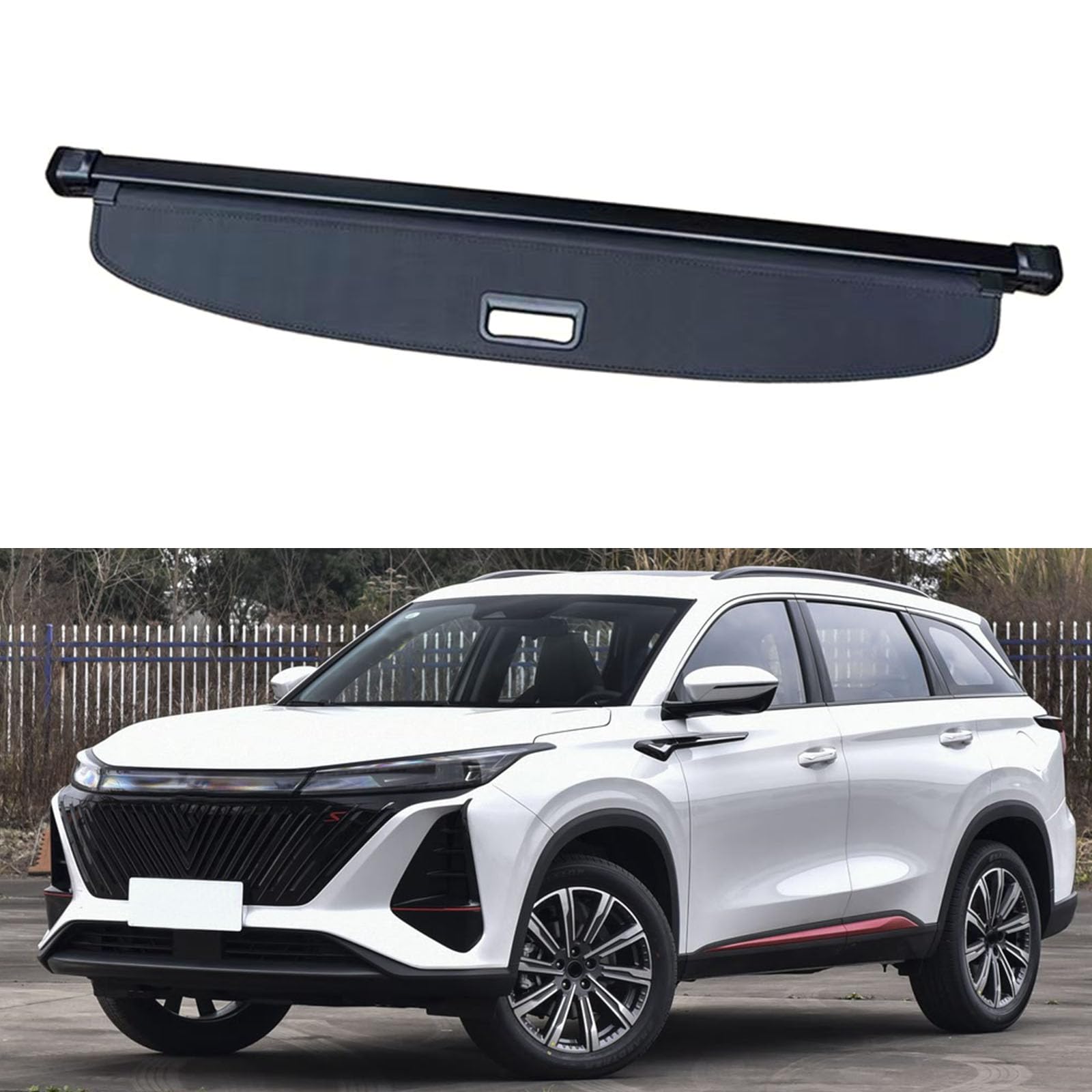 YYFYYDS Retractable Rear Trunk Parcel Shelf,Compatible with Changan CS75Plus MK2,Car storage