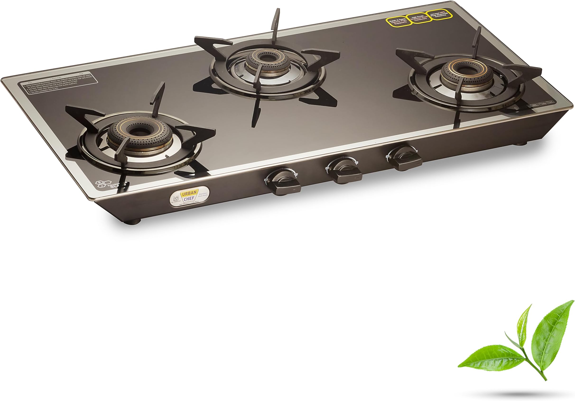 BOAT 3 BURNER STAINLESS STEEL-LPG READY & PNG COMPATIBLE