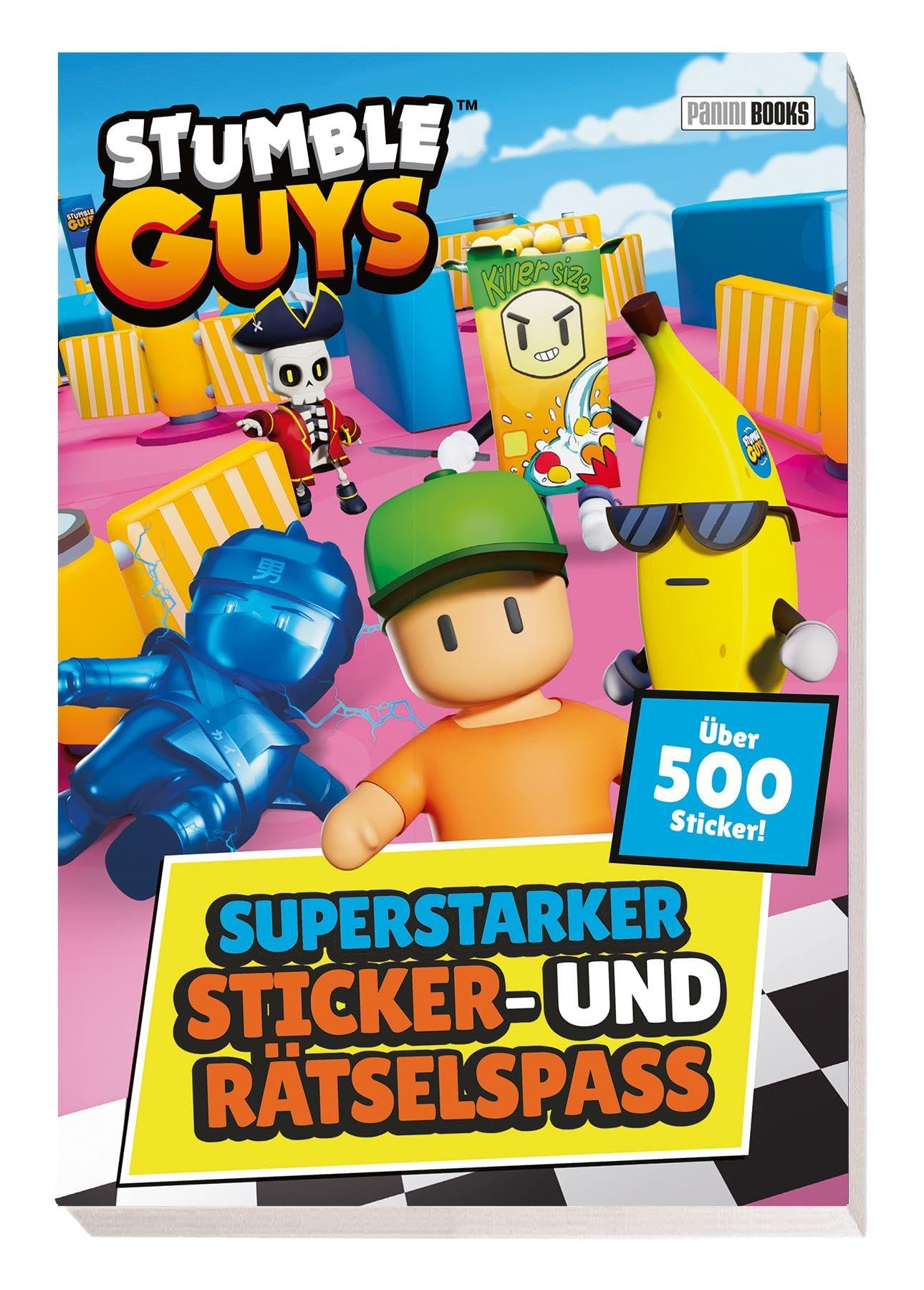 Stumble Guys: Superstarker Sticker- und Rätselspaß: Sticker- und Rätselblock