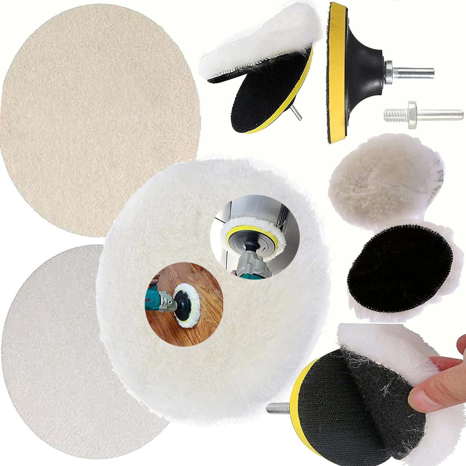 Diy Crafts 11153 4870 60 Grm, Repair Tool Glass Polishing Kit With Windscreen Windows Scratch Remover, Multicolor, 4 Piece