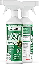 Olio di Neem - insetticida naturale Concentrato - biologico solubile in acqua Spray 500 ml