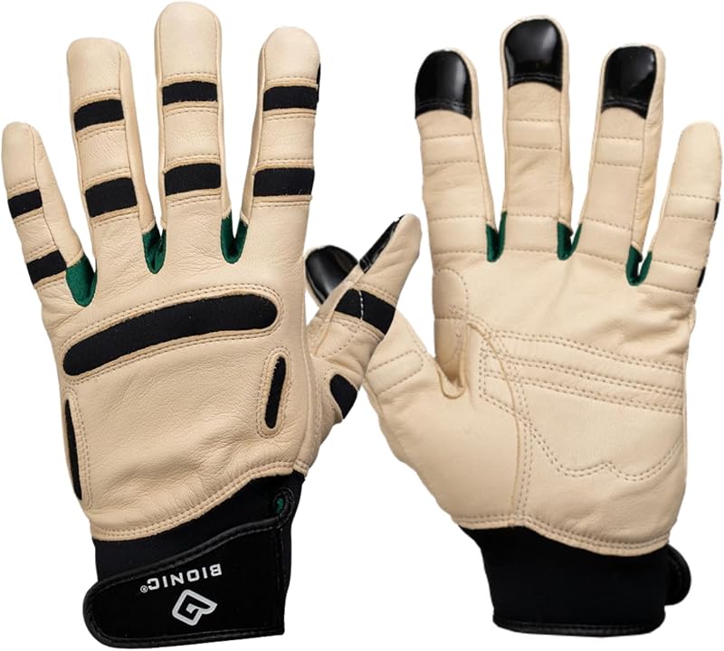 Guantes de jardinería de cuero Bionic ReliefGrip Premium