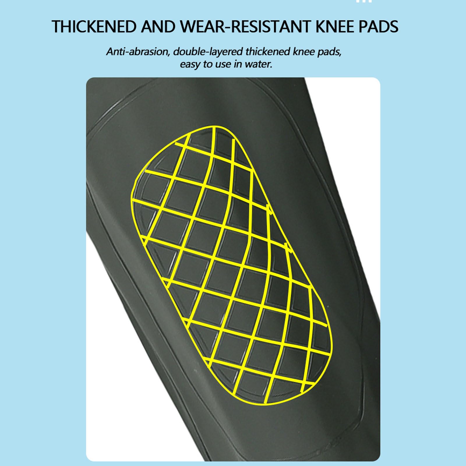 Vadeadores de Pesca para Hombres Nylon Vadeadores cintura de Pesca con botas incorporadas Bolsa impermeable totalmente sellada Impermeables para Obras de Construcción,Pesca y Granjas Tallas 38-46