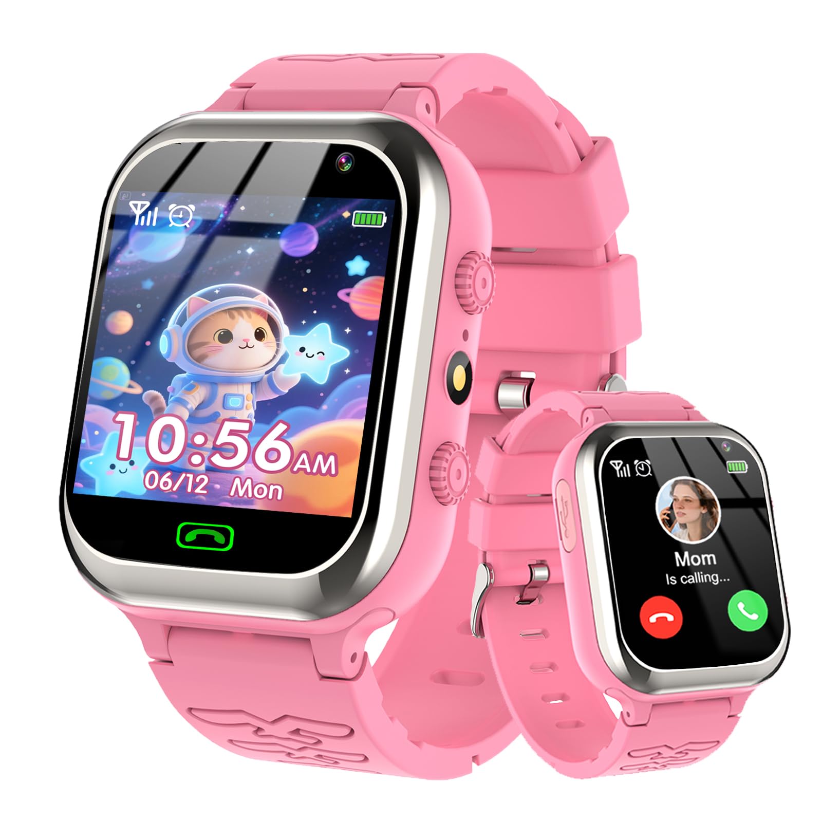 Reloj Inteligente para Niños, Smartwatch Niños Teléfono con SOS, podómetro, Juegos, Reloj Despertador, música, cámara, Reloj niño de 4 a 12 años Regalo