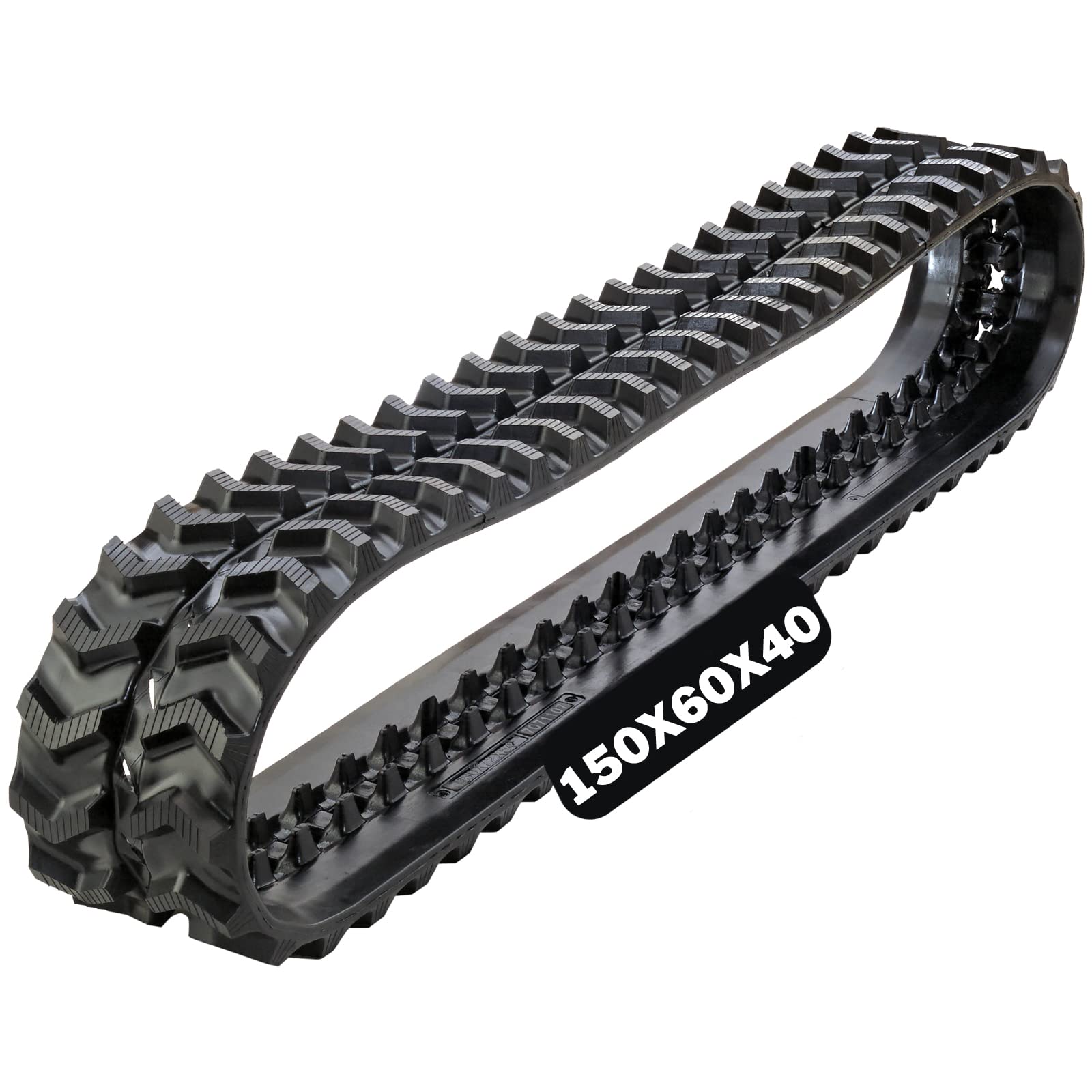 Cingolo Cingoli in gomma 150x60x40 per motocarriola escavatore miniescavatore miniescavatori minipala